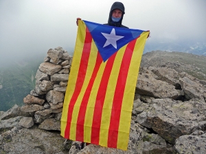 Catalaanse vlag op de Piu de Linya