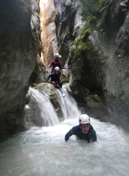 canyoning in de Pyreneeen