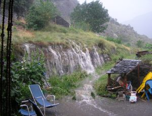 stortbui op ons terras