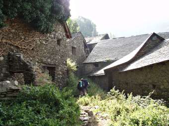 dorpje in de bergen