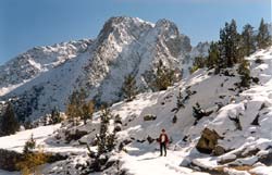 wintersporten en skien in de pyreneeen